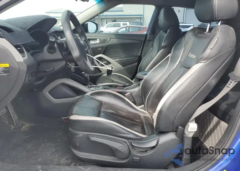 2013 Hyundai Veloster Turbo из США, поврежденный, VIN KMHTC6AE4DU164234